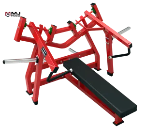 Pelat Peralatan Gym Komersial, Mesin Peralatan Kekuatan Palu Beban, Iso-lateral Horizontal Bench Press