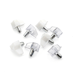 Modern Simple Cabinet Connectors Plastic Shelf Support Pegs for Cabinets & <b>Cupboards</b> Connectors & Shelf Supports - Product Image 1