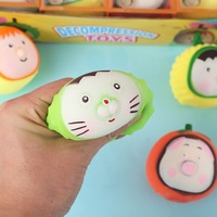 Jouet Squishy Fruité Durian Ananas Anti-Stress TPR à Remontée Lente Mini Fidget à Presser Cadeau Nouveauté pour Enfants et Adultes Vente en Gros