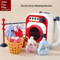 Machine à laver frontale de simulation pour enfants, jouet de jeu d'imitation, mini appareil électroménager, jeu de rôle éducatif, cadeau