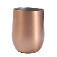 Mugs isothermes de voyage en acier inoxydable de 12 oz avec couvercle, personnalisables avec logo, pour café, eau ou œufs, idéaux pour la salle de sport