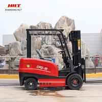 Forklift Listrik 2 Ton 1000 1500 2000 kg Cocok untuk Peralatan Penanganan Material Gudang Bersertifikasi CE ISO Dilengkapi Penuh