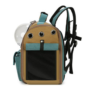 Small Luxury Pet Carrier <b>Backpack</b> for Dogs and <b>Cats</b> Foldable Animal Pattern Cage for Outdoor Travel - Product Image 6