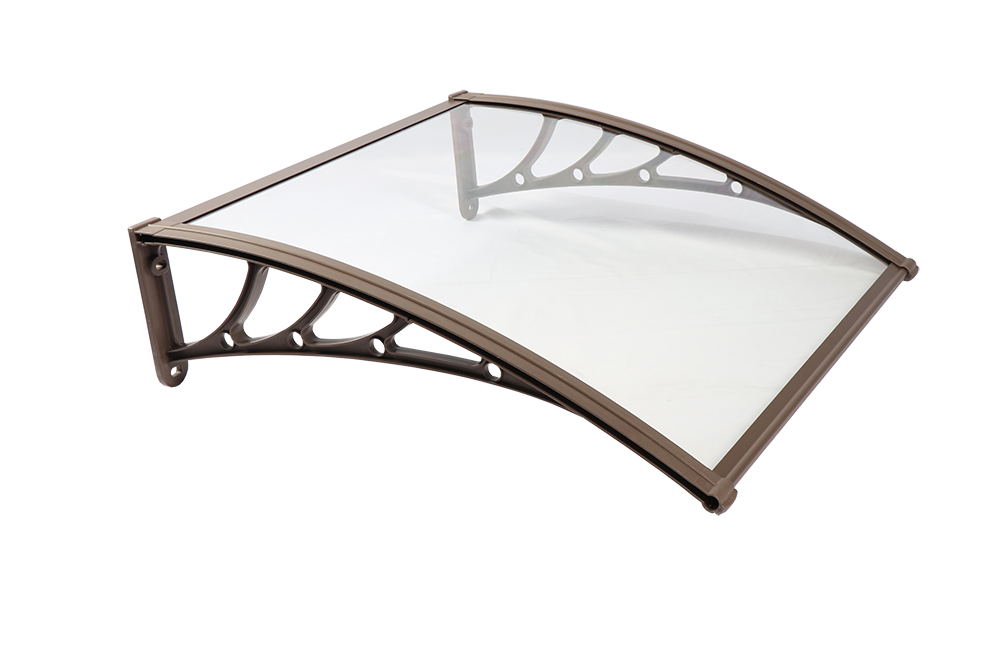 Brown bracket transparent board