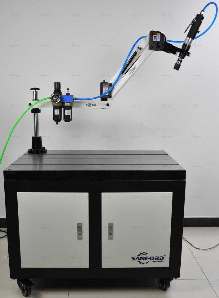 Threading Machine M3-M12 Pneumatic Tapping Arm Vertical Air Tapping ...