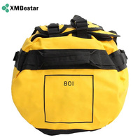 Sac de voyage pliable en bâche PVC imperméable de haute qualité avec logo personnalisé, 40L-90L, pour le sport, la gym et les activités de plein air