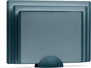 Cocina Extra Grande 3 PCS Tablas de cortar Juego de bloques de cortar de plástico personalizados con soporte multicolor - Product Image 6