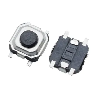 Vendita calda TS3315A 4 PIN micro patch key button tact interruttore a membrana in miniatura 0.1A 12V personalizzabile