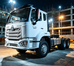 Camion tracteur HOWO NX 6X4 à configuration de sécurité élevée, cabine couchette amortissante pour les flottes de transport logistique - Product Image 1