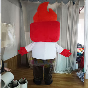 Costume de mascotte de dessin animé professionnel Inside Out Anger de CE Factory, costume de marche de personnage de dessin animé à vendre - Product Image 3