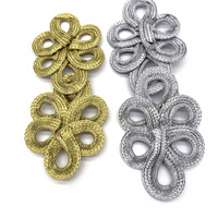 Grands boutons de décoration artisanale traditionnelle classique grenouille chinoise boutons de fermeture noeud attache pour costumes Cheongsam Tang