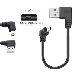 Mini coude 90 degrés Mini câble USB 5 broches USB à angle droit A <span class=keywords><strong>Macho</strong></span> Man à angle droit Mini câble de charge USB - Product Image 2