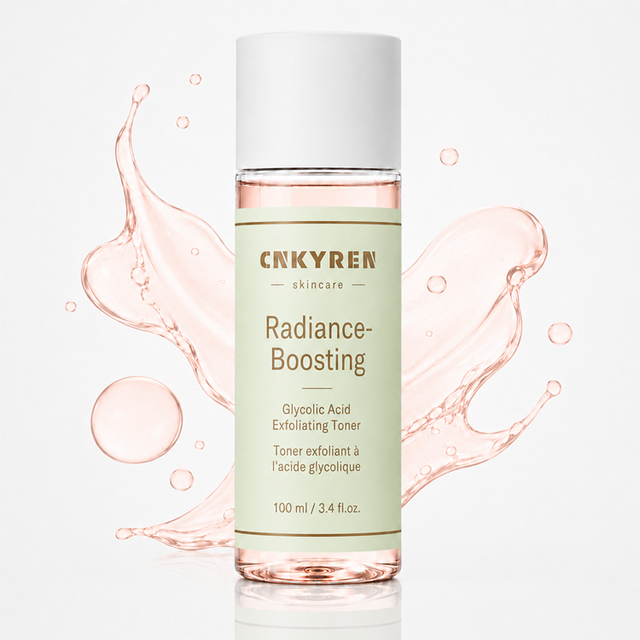 Glycolic Acid Exfoliating Toner AHA Facial Toner Hydrating Brightening Skin Care Private Label OEM ODM