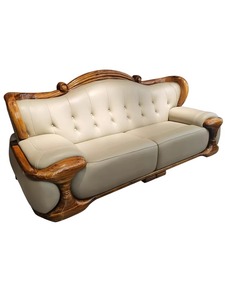 Nuevo Conjunto de Muebles de Madera Maciza y Cuero Estilo Chino, Combinación Moderna Nórdica 123 Personalizable para Sala de Estar, Modelo N19 - Product Image 3