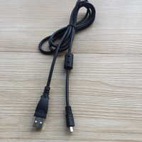 Cable de Datos USB para Cámaras Nikon, Olympus, Pentax, Sony, Panasonic, Sanyo, Cable de Transferencia de Datos de 8 Pines para Fotos y Vídeos