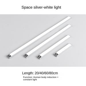 Interruptor de Sensor de tira de LED en forma de U de 1m y 3m, perfil de disipador de calor, Panel de pared de aluminio empotrado para armarios de cocina, Canal LED montado - Product Image 5