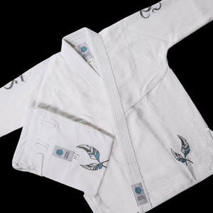 Kimono de Jiu-Jitsu brésilien pour femmes, 100% coton, tissage perlé, vêtements de sport personnalisés, OEM, 2019 - Product Image 3