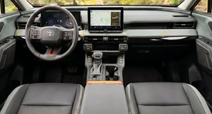 Per <span class=keywords><strong>Toyota</strong></span> <span class=keywords><strong>RAV4</strong></span> 2026: Copertura per modanature in stile fibra di carbonio, accessori decorativi per interni compatibili con - Product Image 6