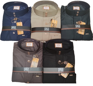 Thobe Tradizionale Saudita per Uomo, Stile Dubai, Abito Lungo a Maniche Lunghe per Affari, Qamis <span class=keywords><strong>Arabo</strong></span> Musulmano, <span class=keywords><strong>Abbigliamento</strong></span> Islamico - Product Image 4