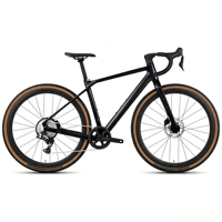 Vélo de Gravel en Fibre de Carbone 700C avec Axe Traversant X, Groupe Sans Fil WheelTop GEX 1x13 Vitesses, Freins à Disque, Vélo de Course sur Route