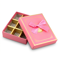 Individualisierte Pappschachtel für Schokolade Kreative DIY-Geschenkbox für Süßigkeiten und Schokolade zum Geburtstag und Feiertagen