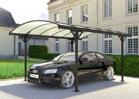 Abri de jardin portable gris de 19x10 pieds, au prix d'usine, auvent de garage, abri de voiture, tente de stationnement, vente