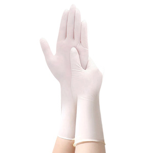 Guantes desechables de nitrilo Jinke con textura completa, no estériles, para el hogar y el procesamiento de alimentos. - Product Image 1