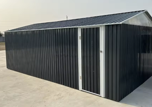 Cochera Metálica Moderna Impermeable y Ecológica de 10x20 Pies con Puertas con Cerradura para Estacionamiento de Autos en el Patio Trasero y Herramientas de Jardín - Product Image 4