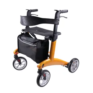 Carbon Fiber Chinese Durable Lightweight Rollator Walker With Seat