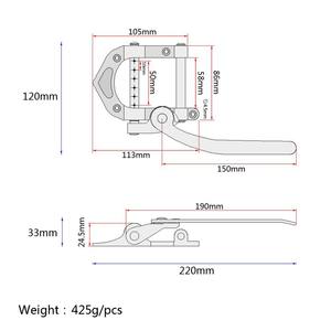 Piezas del kit de guitarra DIY Black <span class=keywords><strong>Bigsby</strong></span> USA B5 Guitar Vibrato Tailpiece para guitarras planas de 6 cuerdas - Product Image 2