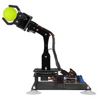 Bras robotique STEM à 5 axes compatible avec [appareil] – Peut imiter/dessiner comme un petit robot micro-maker