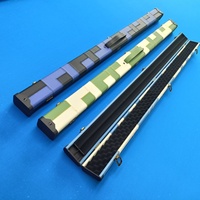Maßgefertigtes PU-Leder Snooker-Queue-Etui für 3/4-teilige Billardqueues, Robuste Pool-Queue-Box mit OEM-Logo, Großhandel