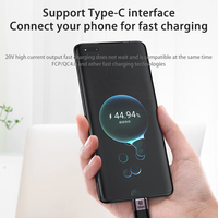 Kabel USB-C Pendek Fleksibel dan Tahan Lama, Tipe C ke C, 40Gbps USB4 Thunbolt 4/3, Pengisian Cepat PD 100W, Transmisi Video HD 8K