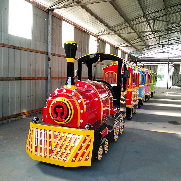 Бесспортивный туристический поезд для продажи, парк аттракционов, китайский бесспортивный поезд, Распродажа по акционной цене