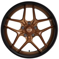 RCSR Direct Factory Jantes forgées à déport profond 5x127 5x115 de 22, 24, 26 pouces, à grand déport, chromées brossées pour Chevy Oldsmobile