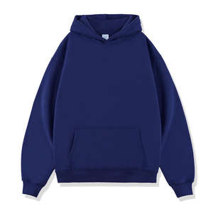 H5454 Guangzhou Fabricant de vêtements pour hommes Vente en gros Personnalisé 380 g/m² Coton mélangé Doublure polaire Sweats à capuche - Product Image 6