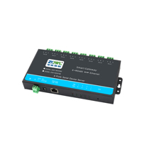 Servidor Serial de Fibra Óptica Industrial, Conversor de RS485 a Fibra/Ethernet Aislado de 8 Puertos