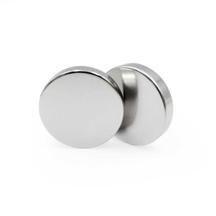 D20x5mm N35 Super Strong Rare Earth Round Disc Shape Nickel Plated ...