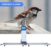 Rieles láser perfectos en forma de H, cabezales dobles, velocidad rápida, Vertical, automática, 3D, impresora de papel de pared, máquina de pintura con control LCD