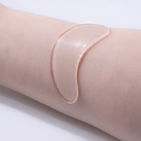 Patchs oculaires réutilisables en silicone avec autocollant personnalisable pour anti-rides et extensions de cils, lifting des cils