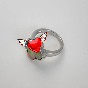 Anillo de Boda de <span class=keywords><strong>Plata</strong></span> de Ley S925 Original con Baño de Oro de 18K y Trébol de Cuatro Hojas, Se Puede Solicitar el Modelo Van Cleef del Catálogo del Vendedor - Product Image 6