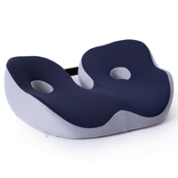 Coussin de siège ergonomique antidérapant en mousse à mémoire de forme pour siège de bureau ou de voiture, pour soulager la douleur de la sciatique, du dos, du coccyx et du peroné