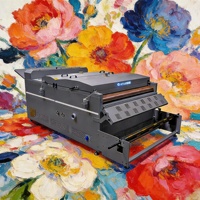 Nouvelle imprimante DTG automatique grand format 2024, largeur 1,2 m, 5 têtes I3200, encre pigmentée, vitesse accélérée, usage industriel, textile, vêtements