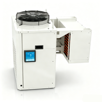 Unité de réfrigération monobloc murale à onduleur R290, pompe à engrenages économe en énergie, télécommande, dégivrage à gaz chaud, température moyenne -25~+10°C