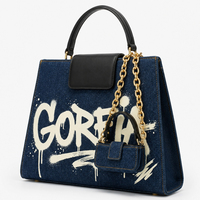 Sacs à main GORFIA personnalisés avec logo, sacs multi-graffitis, sacs à main en cuir PU pour femme, sacs à main de créateur, vente en gros d'usine, sacs à main pour femmes