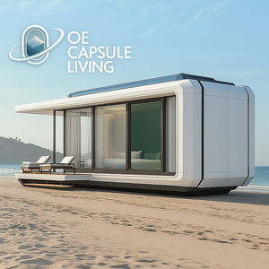 Venta al por mayor en línea 20/40ft estilo chino Modular Prefab Tiny House Container Material de acero Cabina para hoteles Uso de oficina - Product Image 5