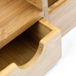 WDF accessoires de classeur de qualité à suspension élevée organisateur de <span class=keywords><strong>bureau</strong></span> plateaux de classeur organisateur de <span class=keywords><strong>bureau</strong></span> en bambou <span class=keywords><strong>avec</strong></span> tiroirs - Product Image 6