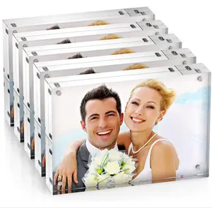 4x6 " 2 Side Acrylic Magnetic Photo Frame Picture Frame