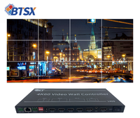 Contrôleur mural TV Bitvisus BIT-VWC-409R 4K60 FPGA, 4 entrées, 9 sorties pour affichage LED LCD, contrôle RS232 LAN, PIP