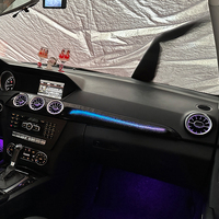 Kit d'éclairage d'ambiance LED dynamique TMPRO disponible pour Mercedes-Benz Classe C W204 2010-2014 avec aérateur de type turbine pour la décoration intérieure automobile